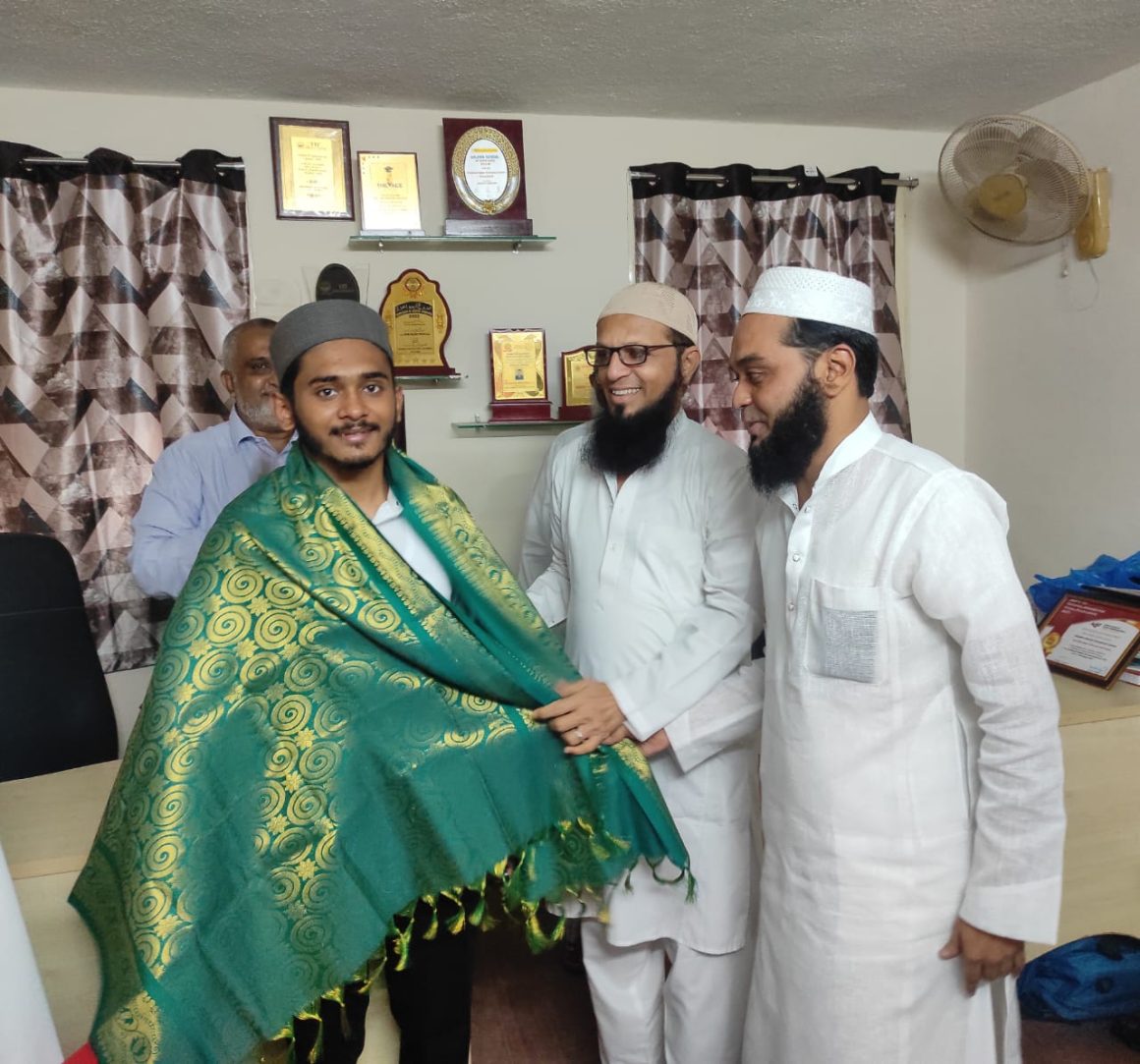 Jamiat Ulama Tamil Nadu Delegation Extends Warm Welcome to Young Leader Vali Rahmani in Vaniyambadi